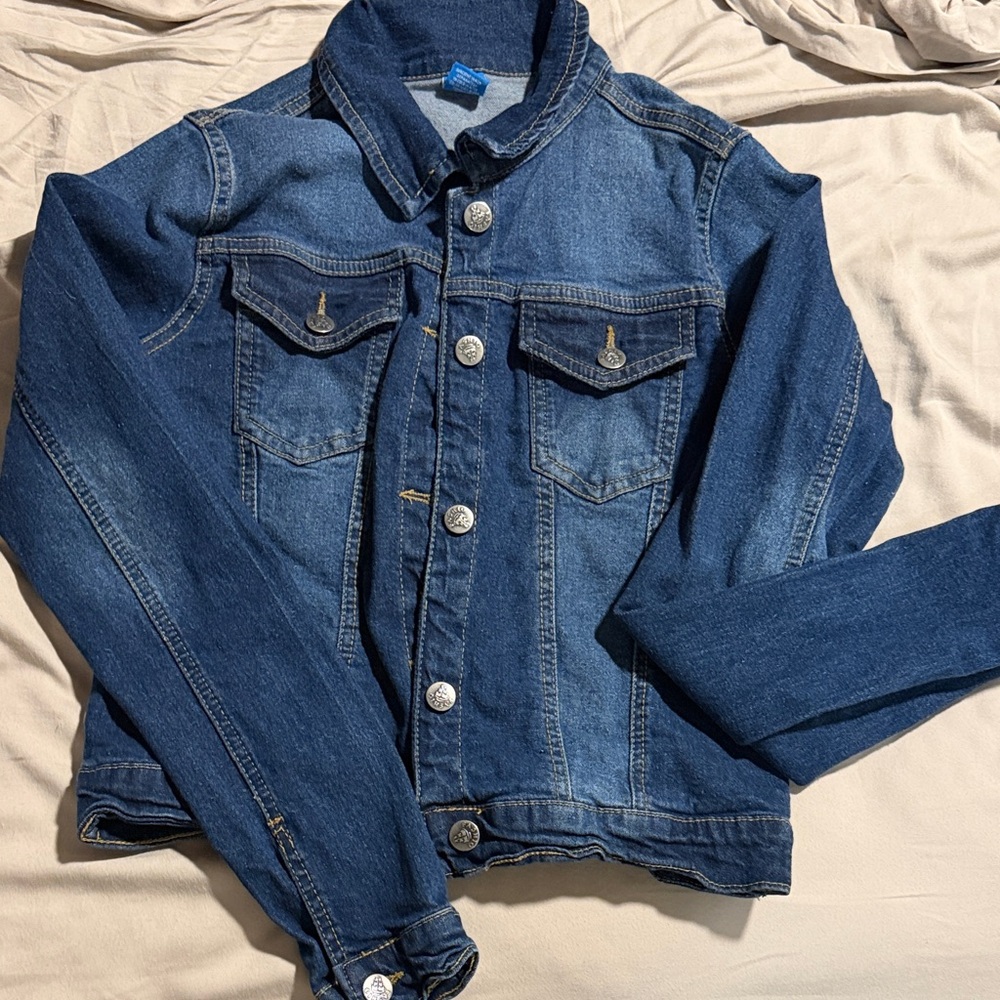 Classic Dark Blue Denim Jacket